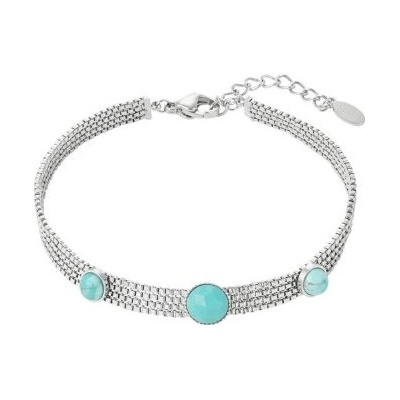 Ornamenti náramek natural Stones silver OOR300194