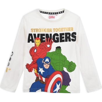 Avengers Stronger chlapčenské tričko biele