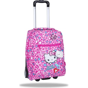 COOLPACK Ученическа раница на колела Coolpack - Compact - Hello Kitty Pink