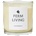 ferm LIVING Vitto Ароматна свещ, 10 см, светло жълта (1104271915)