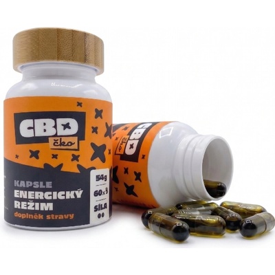 CBDčko CBG+CBD kapsle 2v1 4800 mg 60 ks Energický režim