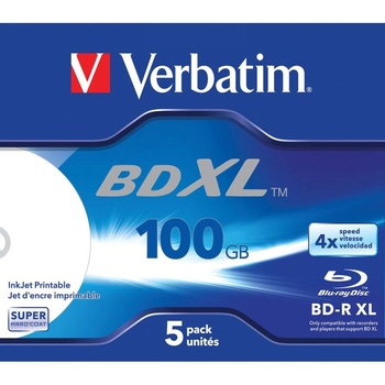 Verbatim 43789 празен Blu-Ray диск BD-R 100 GB 5 броя (43789)