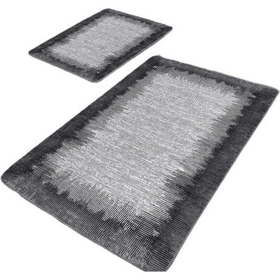 Mila Home Черно-сиви изтривалки за баня в комплект от 2 бр. 60x100 cm - Mila Home (Bathmat-2li-Set879)