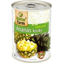 Natur Farm Ananás kúsky v sladkom náleve 565 g