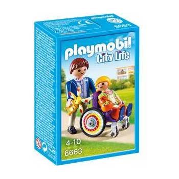 PLAYMOBIL Комплект Плеймобил 6663 - Дете в инвалидна количка - Playmobil, 291211