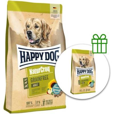 Happy Dog NaturCroq Grainfree Adult 15 кг + 3 кг БЕЗПЛАТНО