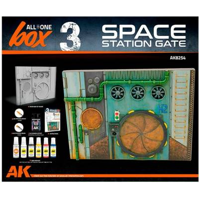 AK Interactive All In One Set Box 3 Space Station Gate