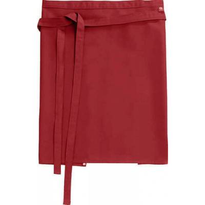 CG Workwear Gastro zástěra Roma odolná proti pomačkání Červená CGW123