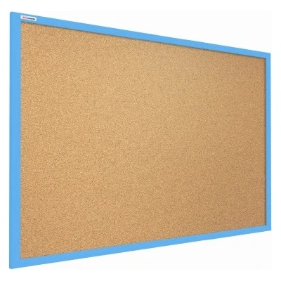 Allboards TK96B Korková nástěnka v barevném dřevěném rámu 90 x 60 cm