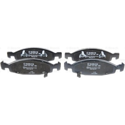 BOSCH Sada brzdových platničiek kotúčovej brzdy 0986424666