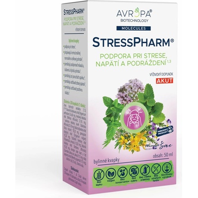 Avropa StresPharm Akut bylinné kvapky 50 ml