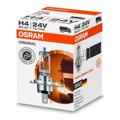 OSRAM Крушка OSRAM H4, 24V, 75/70W, 1900/1200lm, 1 брой