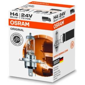 OSRAM Крушка OSRAM H4, 24V, 75/70W, 1900/1200lm, 1 брой