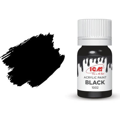 ICM Farba Black 12ml