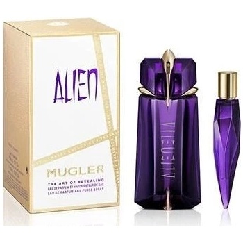 Thierry Mugler Alien Подаръчен комплект, Парфюмна вода 90ml + Парфюмна вода 10ml (Комплект за пътуване), Жени