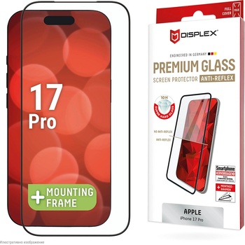 Displex Стъклен протектор за екран Displex Real Glass Full Cover (3D) за iPhone 17 Pro (28563)