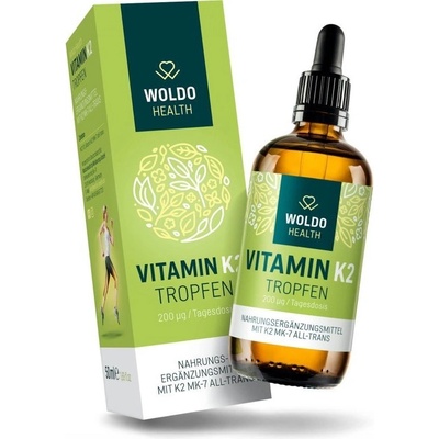 WoldoHealth Vitamín K2 rozpuštěný v MCT oleji 50 ml
