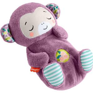 Mattel Плюшена играчка Fisher Price Soothe & Snuggle - Маймунка, лилава (JLH41) - ozone