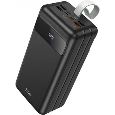 hoco. J86B Power Bank 22.5W 60000mAh - мощна външна батерия с 1xUSB-C и 4xUSB-A изхода и технология за бързо зареждане (черен)