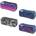 Herlitz Ученически несесер празен, двоен, 2 ципа, Mix Pink Stars, Blue Shark, Camo Gey, Tropical Chill - Herlitz