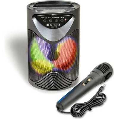 Bontempi Bezdrátový reproduktor s mikrofonem a RGB podsvícením