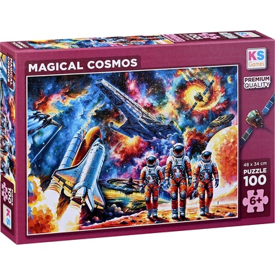 KS Games Пъзел KS Games от 100 части - Магически Космос (31506)