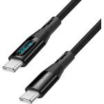 LogiLink Кабел Logilink USB 2.0 Type-C, C/M - C/M, 480 Mbit/s, 240 W, с дисплей, от найлон, черен, 1 м