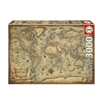 Educa Puzzle Educa Map 3000 Pieces