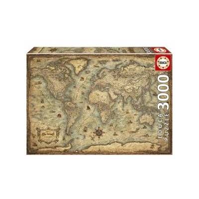 Educa Puzzle Educa Map 3000 Pieces