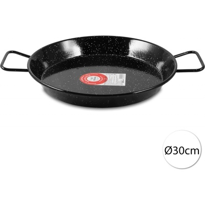 Garcima Smaltovaná hlboká Panvica Paella Wok 30 cm