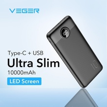 Veger A11S 10000mAh PD20W QC 3.0 černá