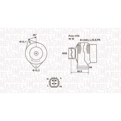 MAGNETI MARELLI generAtor 063731721010
