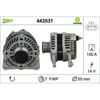 Alternátor VALEO 443531