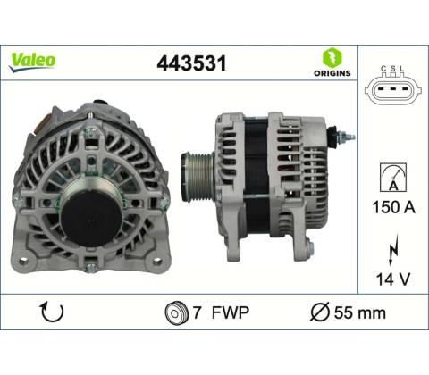 Alternátor VALEO 443531