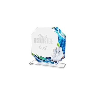 Poháry Bauer Skleněná trofej CR2024302M64 Krasobruslení