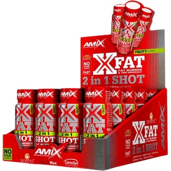 Amix Nutrition XFat 2 in 1 Shot Box [20 x 60 мл] Плодове
