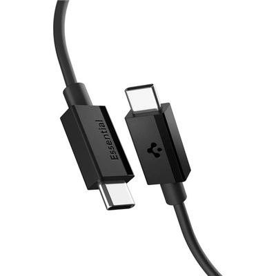 Spigen ACA08718 Essential 60W nabíjecí a datový USB-C na USB-C 1m černý
