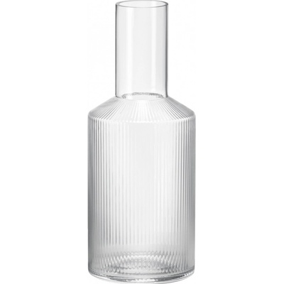 Ferm Living Sklenená karafa Ripple 0,9 l