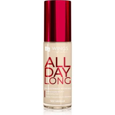 AA Wings of Color All Day Long Long Lasting Foundation дълготраен фон дьо тен цвят 502 Vanilla 30ml