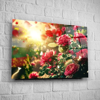 Art gift Стъклено АРТ пано - Благоухането на една роза