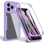 Techsuit Калъф за iPhone 17 Pro Max - Techsuit - ColorVerse 360 Series + Screen Protector - Лилав