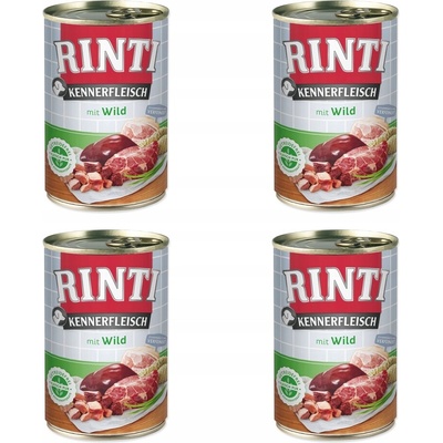 Rinti Kennerfleisch Adult zvěřina 4 x 400 g – Hledejceny.cz
