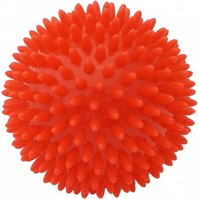 Kine-MAX Masážna loptička Massage Ball červená 9 cm