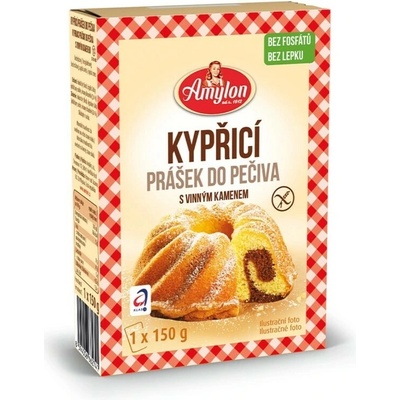 Amylon Prášok kypriaci do pečiva bezfosfátový bez lepku 150 g