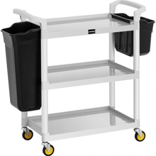 Uniprodo Hotelový vozík 150 kg 2 nádoby UNICLEAN 150