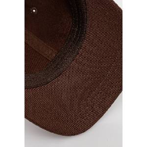 Kangol шапка с козирка дамска от памук DEMURE LOGO BB (K5487.BR204)
