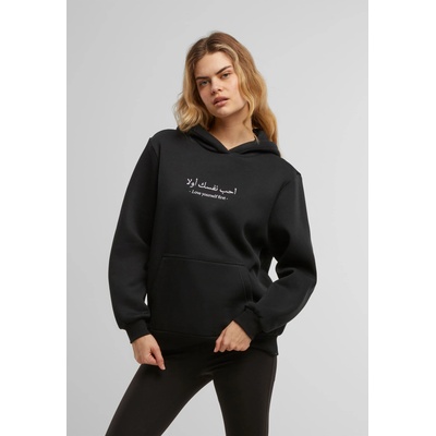 Mister Tee Love Yourself First EMB Fluffy Hoody black XXLUB-MST277-00007 - Камуфлаж, размер L