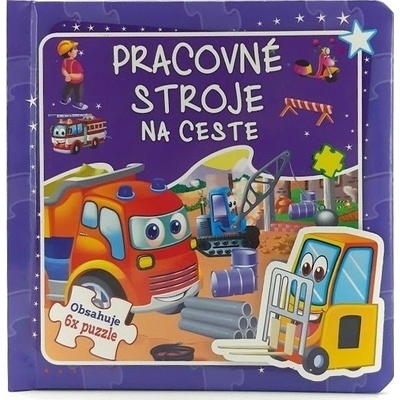 Pracovné stroje na ceste - Obsahuje 6x puzzle