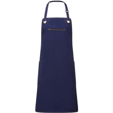 Premier Workwear Zástera z recyklovaného materiálu a biobavlny PR121 Navy Pantone 533C 86 x 72 cm