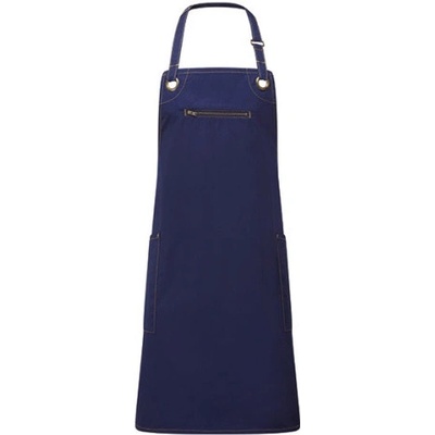 Premier Workwear Zástera z recyklovaného materiálu a biobavlny PR121 Navy Pantone 533C 86 x 72 cm